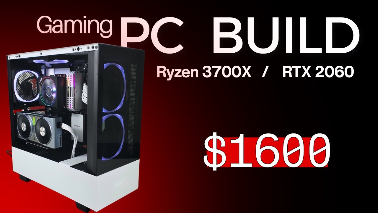 Gaming PC Build | 2020 | Ryzen 3700X | NZXT H510 E | Gigabyte B550 | Corsair Dominator | Aorus Gen4