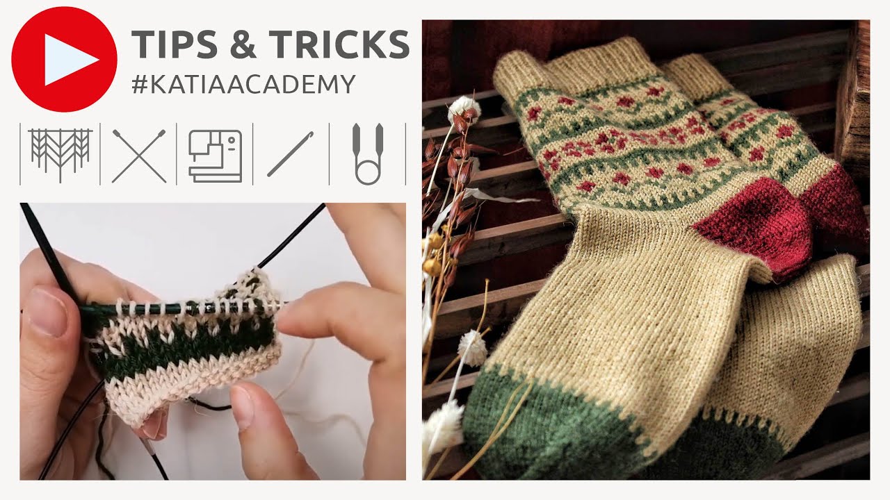 💡 TIPS & TRICKS 💡 punto jacquard en circular - ebook Socks Lovers United