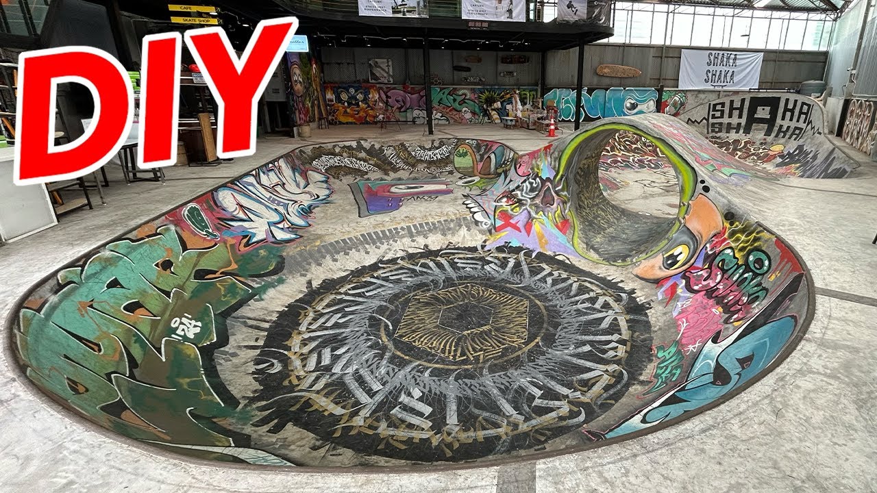 ULTIMATE INDOOR DIY SKATEPARK!!