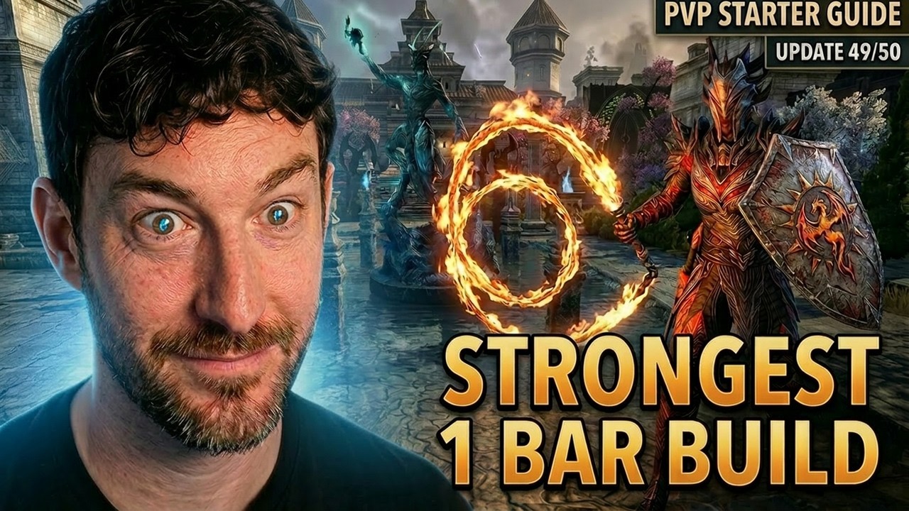 ESO PVP - DK/TEMPLAR 1 BAR BUILD FOR NEW PLAYERS | UPDATE 49/50