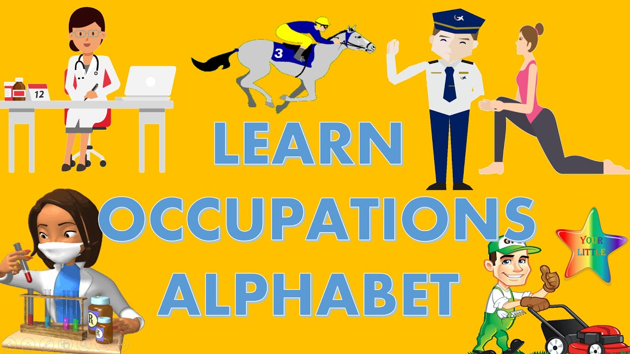 Alphabet Occupations | ABC Jobs/Occupations for Kids | Learn the Alphabet Phonics with Occupations