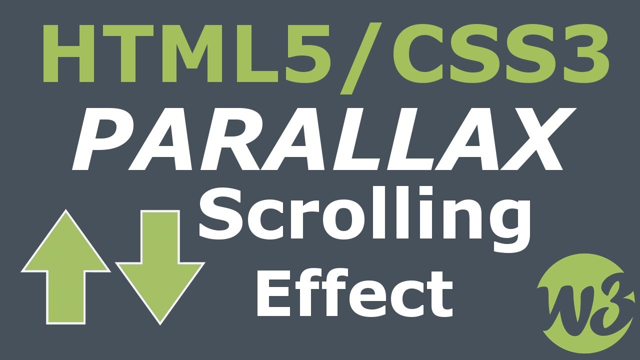 Fixed Background Image Scrolling with HTML5 & CSS3