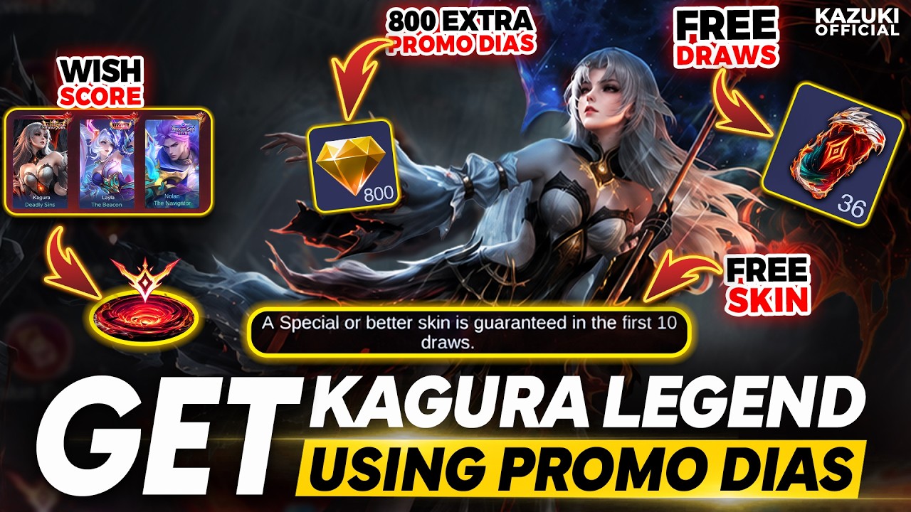 HOW TO GET KAGURA LEGEND + 800 PROMO DIAMONDS | IS THIS LEGEND CHEAP?