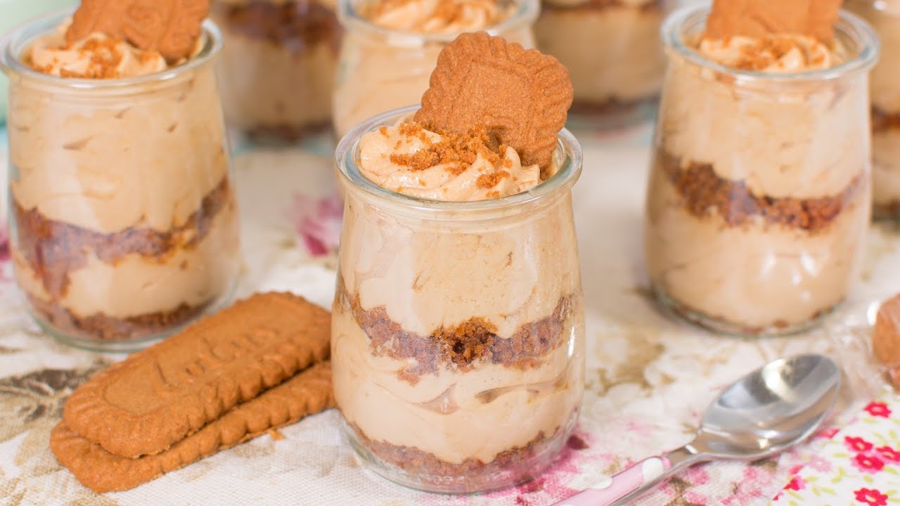 Mousse Casera de Galletas Lotus | Postre Muy F&aacute;cil y R&aacute;pido