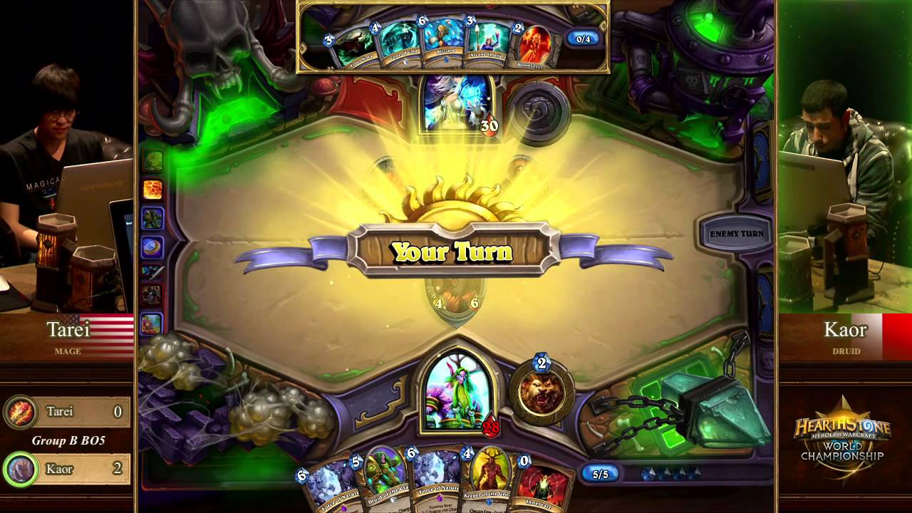 Tarei vs. Kaor - Group B - Match 1 - Hearthstone World Championship 2014