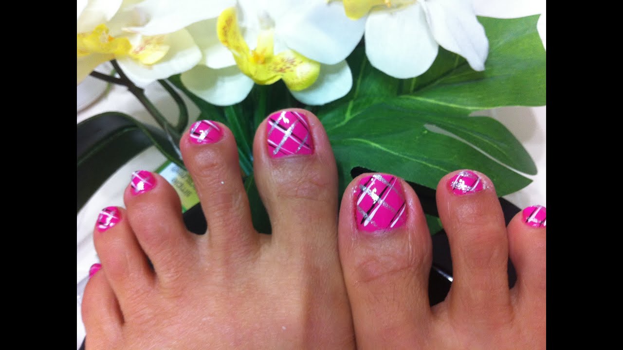 how to do plate on toe nails
