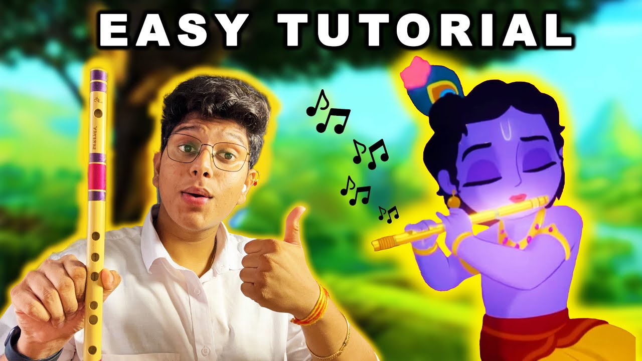 Enchanting Flute Tutorial | Krishna Flute Music | Flute notes | Notations | Easy beginners Lesson |