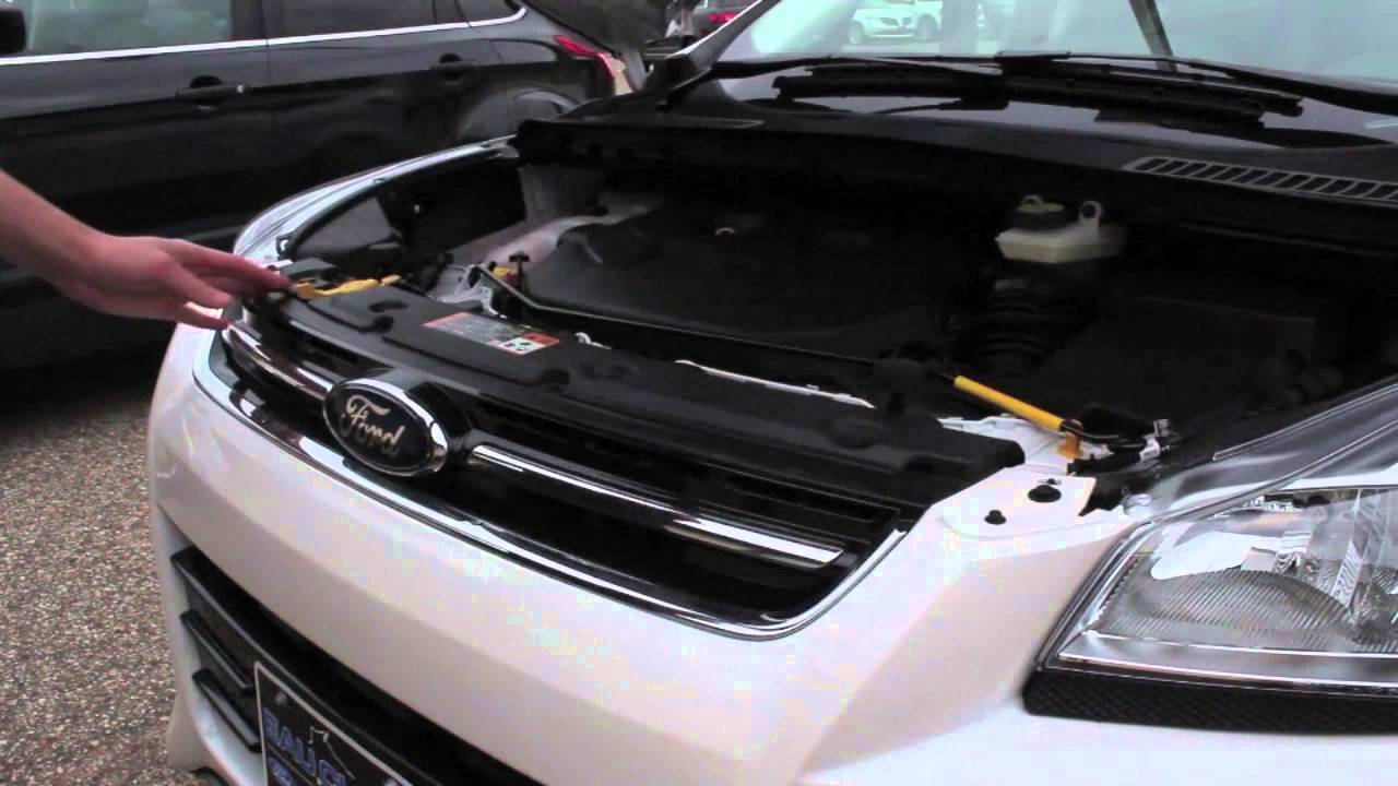 How to Open the Hood on a 2016 Ford Escape Titanium at Eau Claire Ford Lincoln Quick Lane