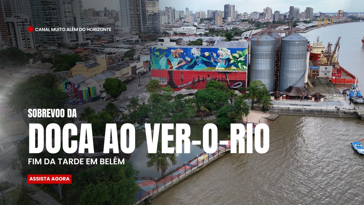 Da Doca ao Ver-o-Rio | Sobrevoo pelo Porto de Belém ao Entardecer