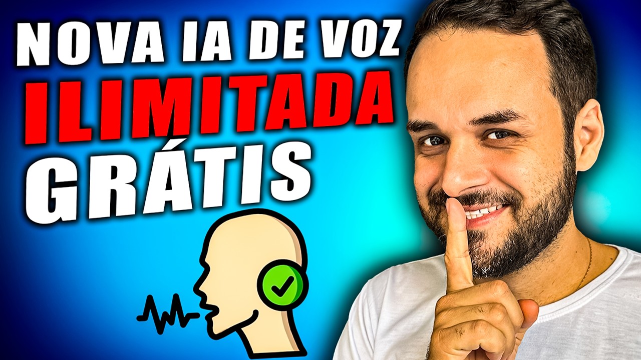 ESTA IA DE VOZ COM EMOÇÃO ILIMITADA E GRATUITA NOVA IA PARA VOZ