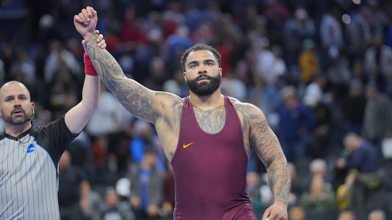 Gable Steveson 2025 NCAA Semifinals Highlights