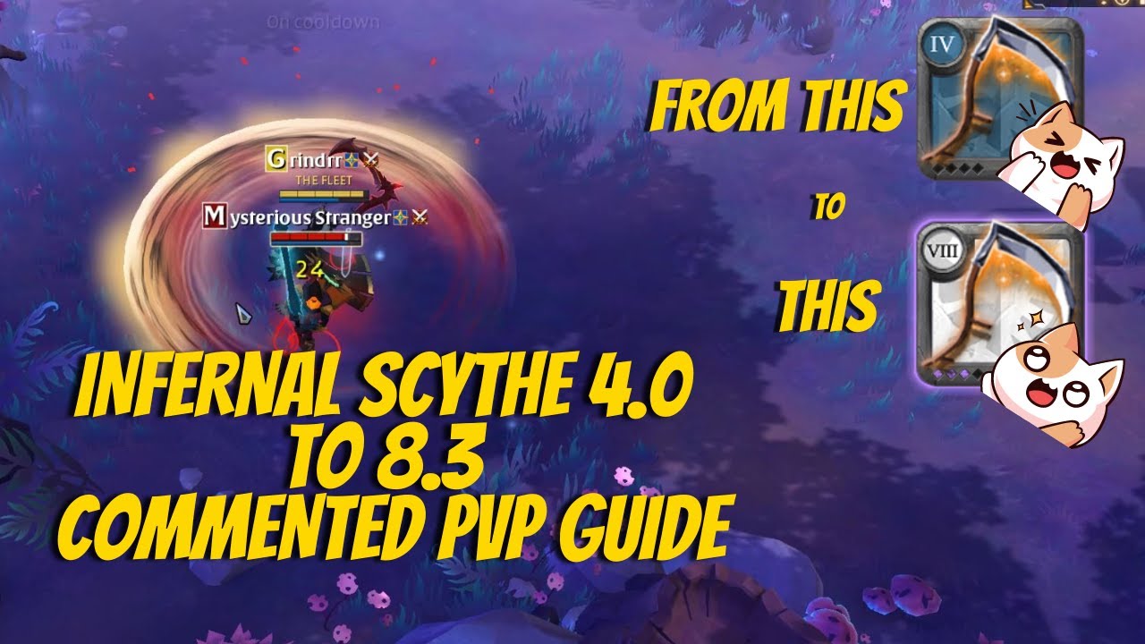 infernal scythe is so good after the buff | zero to hero | ALBION ONLINE | PVP GUIDE | SOLO MISTS