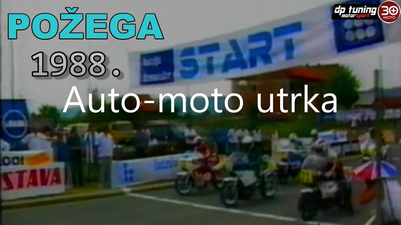 BOŽO JANEŽIĆ, DRAGO JOSIPOVIĆ, DAREN DIMITRIJEVIĆ🌎1988 Automotodrom Glavica Požega/TV /268. MOTO 30+