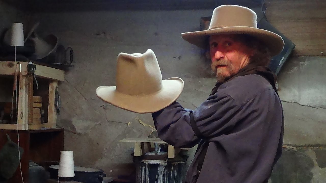 Tin Shed - Shaping an Oglesbee Fedora  Hat