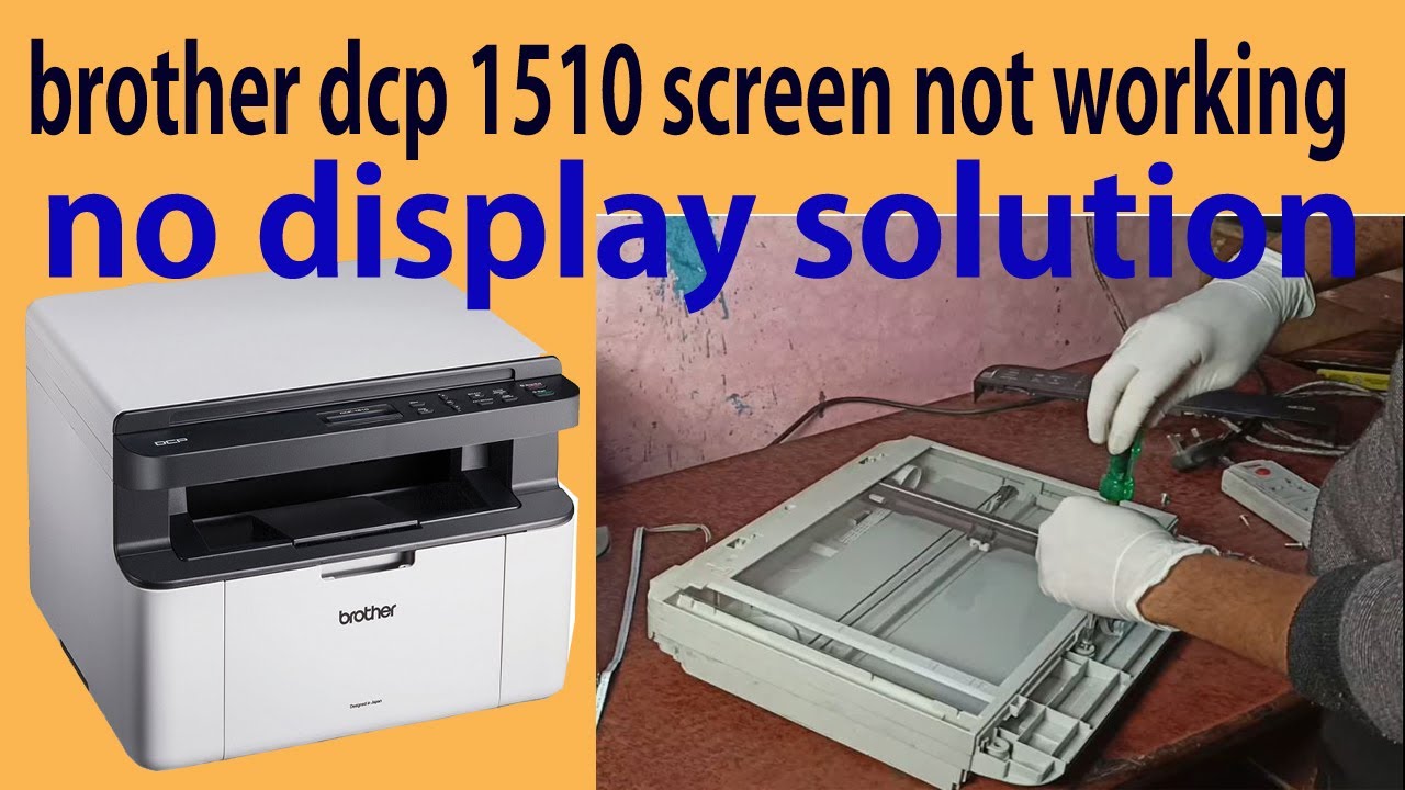 brother dcp 1510 no display solution || brother dcp 1510 screen not working ||