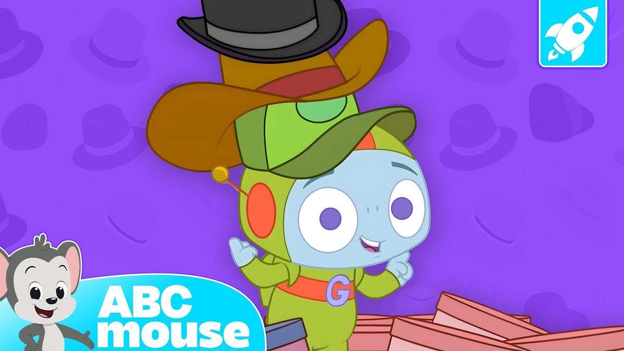 ¿Cuántos Sombreros Puede Ponerse Gooloo Gooloo? 🧢🎩 | Aprende Inglés con Diversión | ABCmouse 🤠
