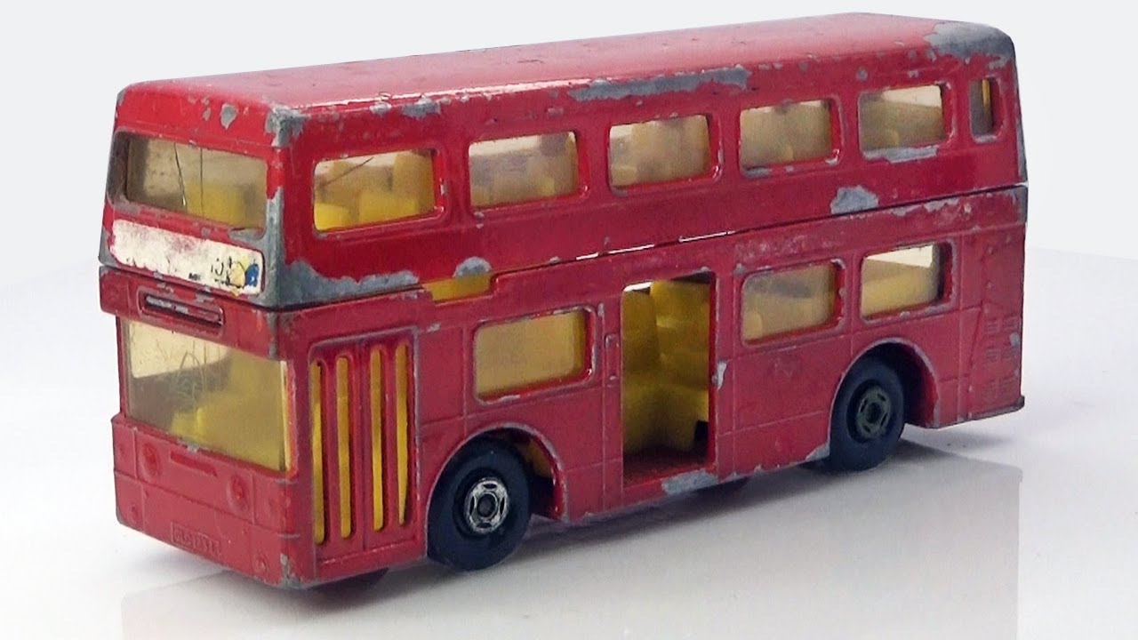 Реставрация культового автобуса Londoner от Matchbox в версии SuperKings.