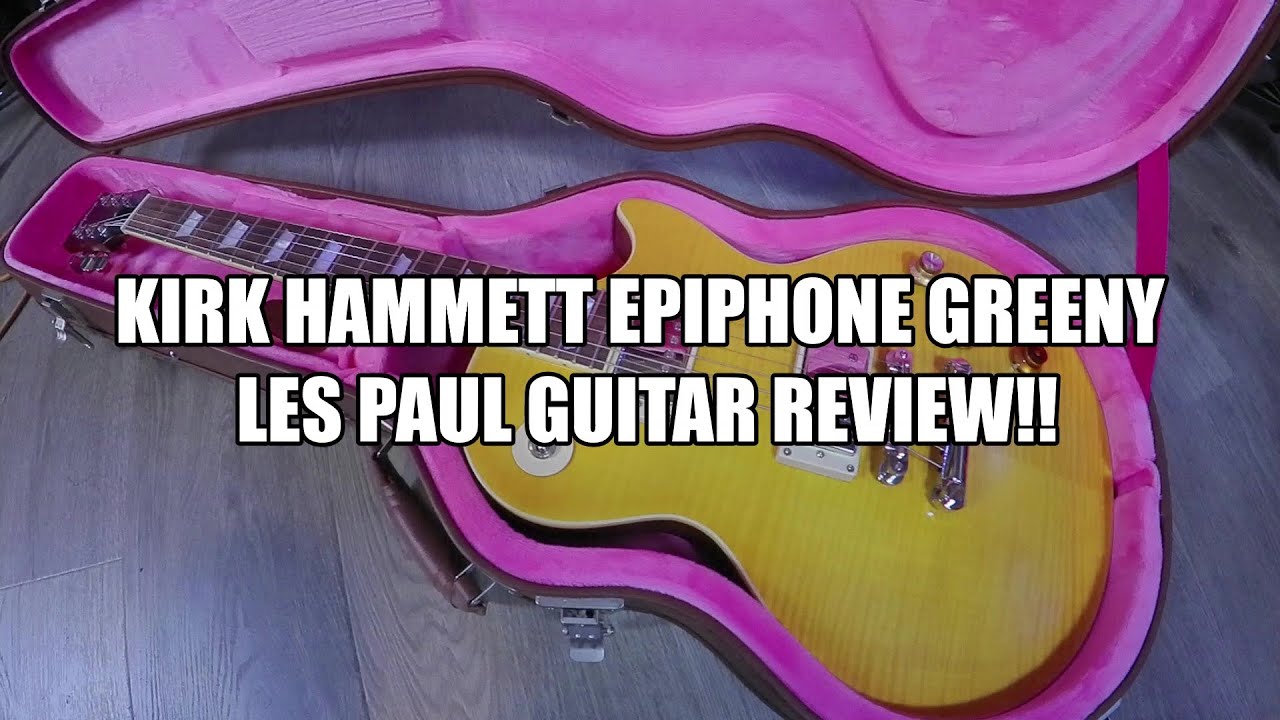 Обзор гитары Kirk Hammett Epiphone Greeny Les Paul!! #epiphone #epiphonegreeny #kirkhammett