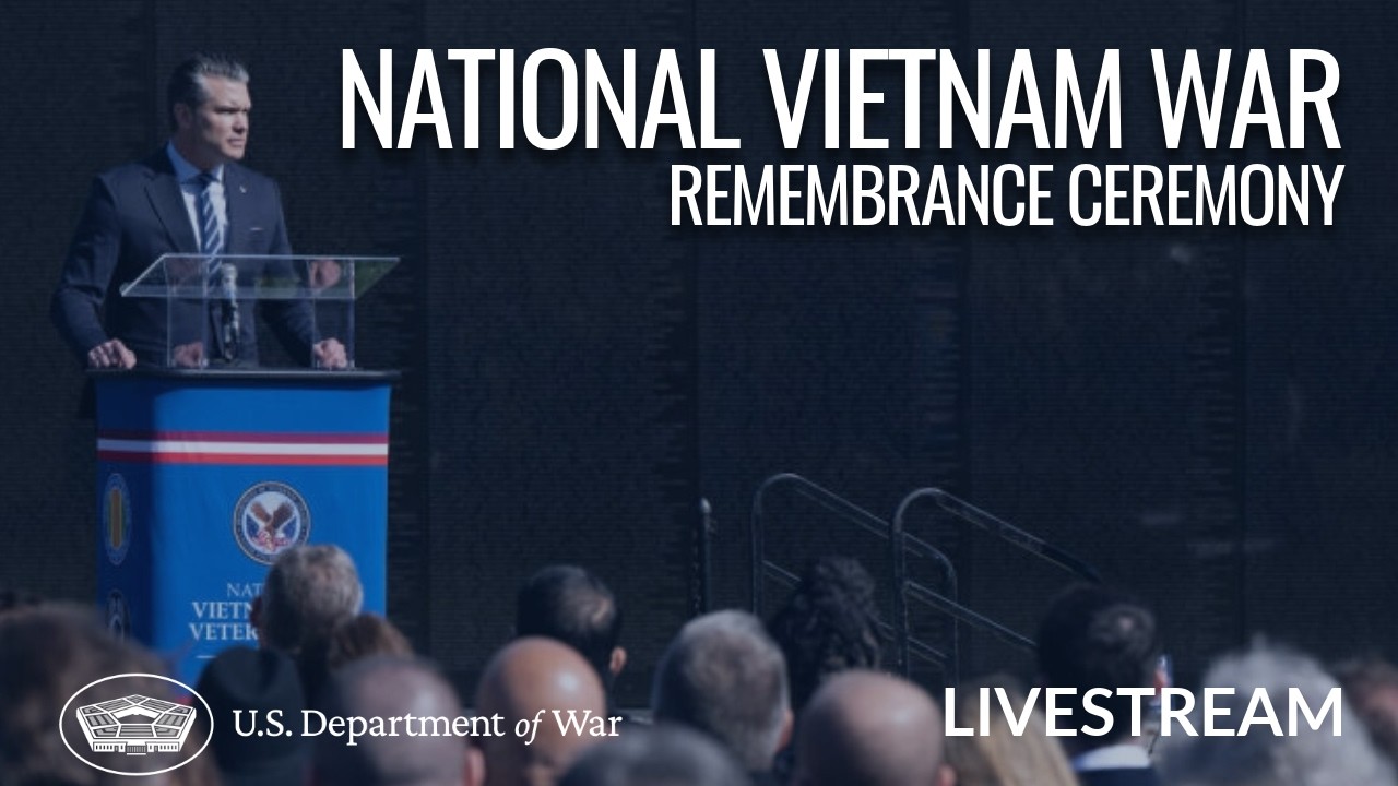 LIVE: Remembrance Ceremony for National Vietnam War Veterans Day