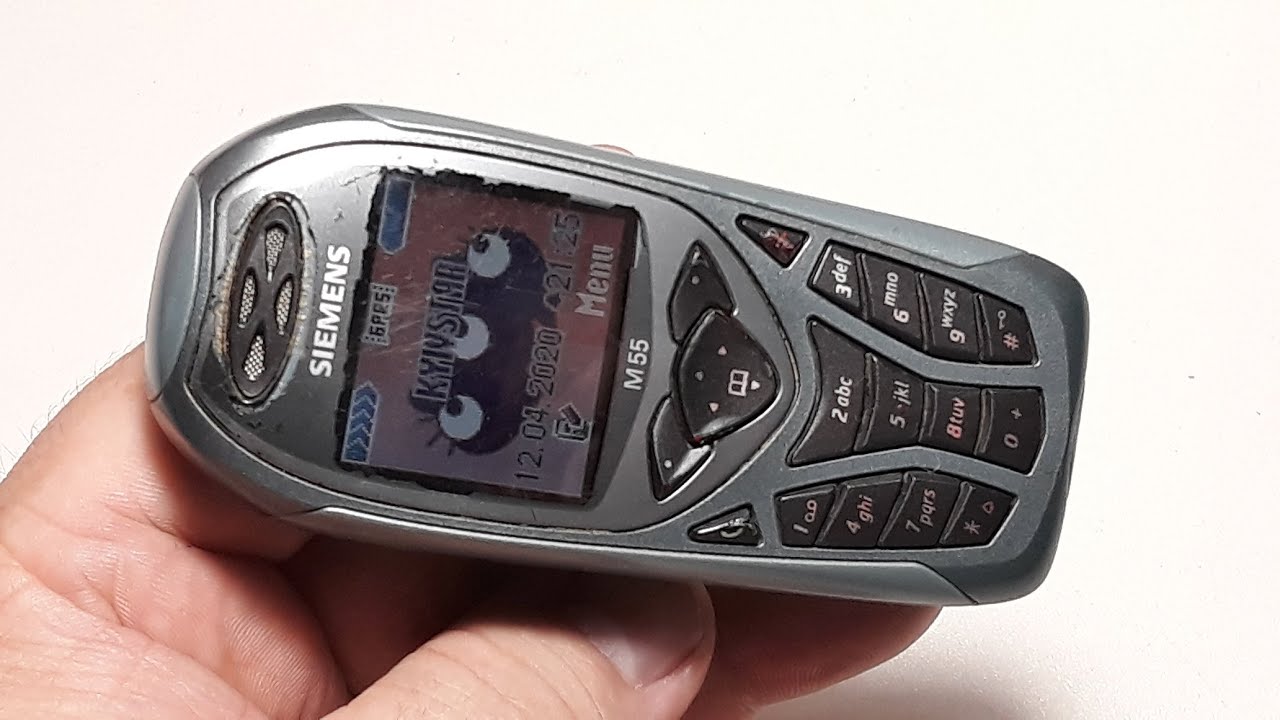 Siemens M55 Sport Version. Спортивный ретро телефон красавчик из Германии 2002 год окраски Palladium