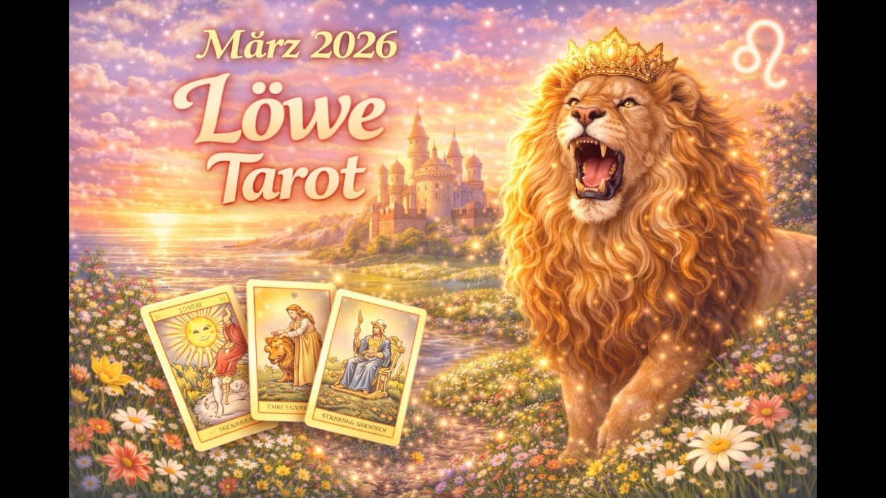 Löwe ♌️ Tarot ♌️ März 2026. Du verliest nicht. Du wirst gekrönt.
