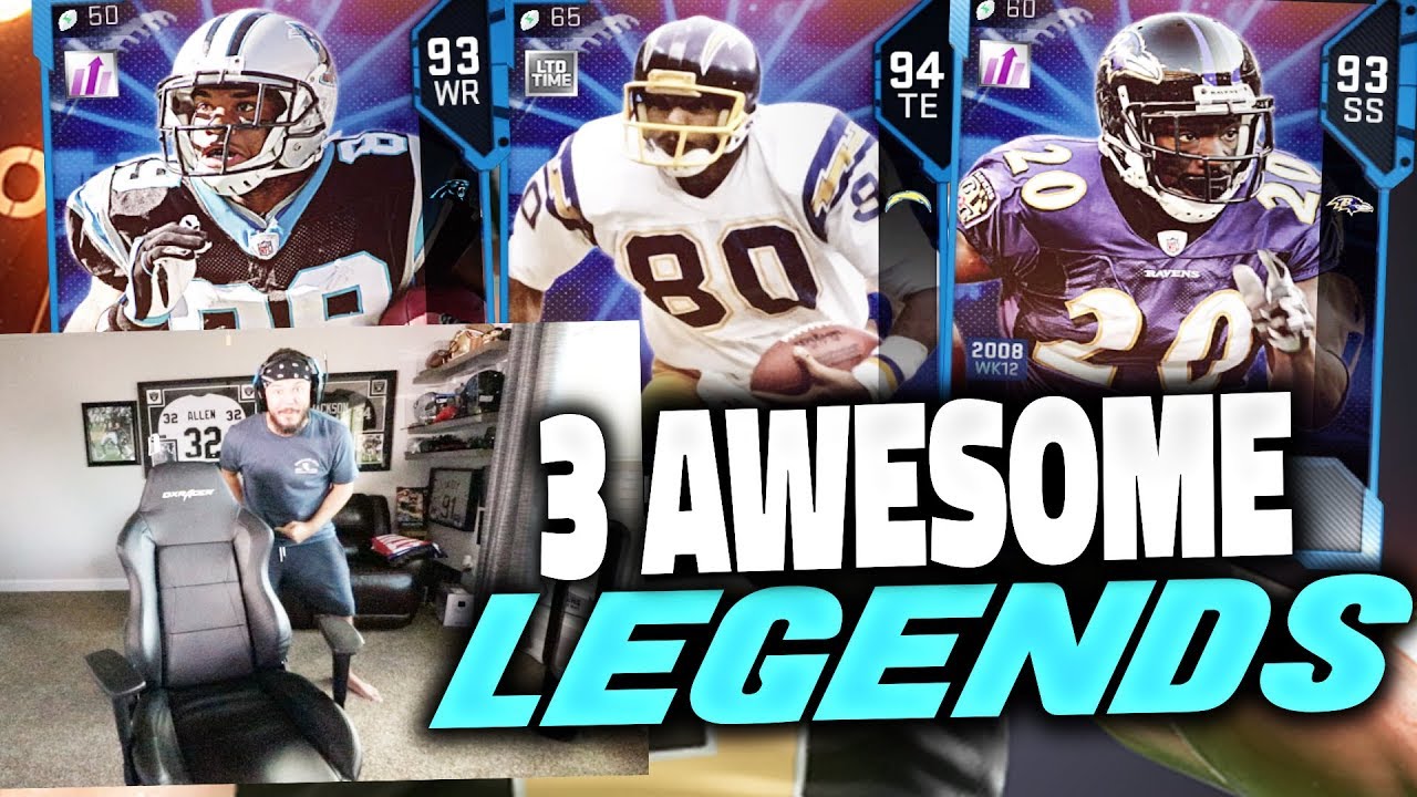 3 ПОТРЯСАЮЩИЕ ЛЕГЕНДЫ!! *ВЫПАЛА ЛЕГЕНДА* MADDEN 19