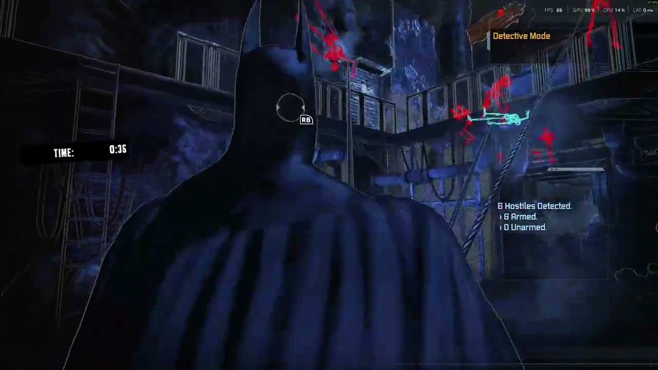 ARKHAM ASYLUM INVISIBLE PREDATOR (EXTREME) (ALL MEDALS) - 1:13.83
