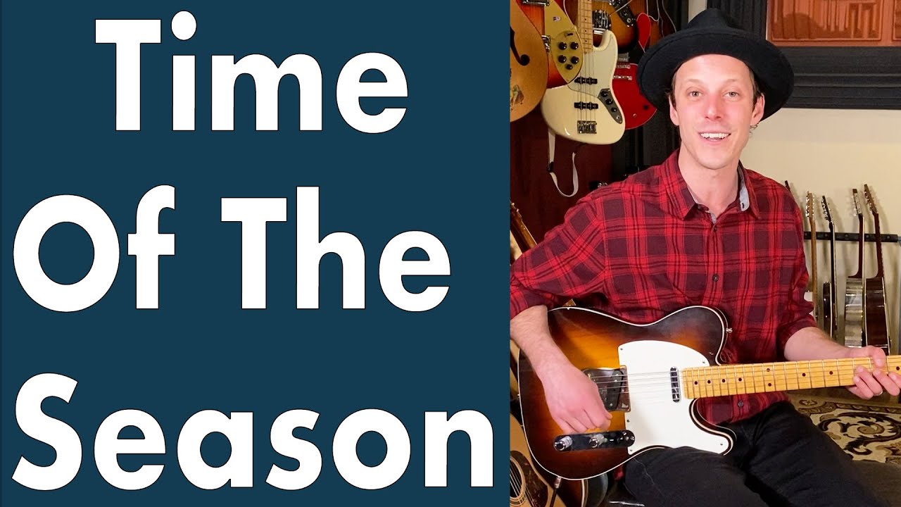 Zombies Time Of The Season Guitar Lesson + Tutorial
