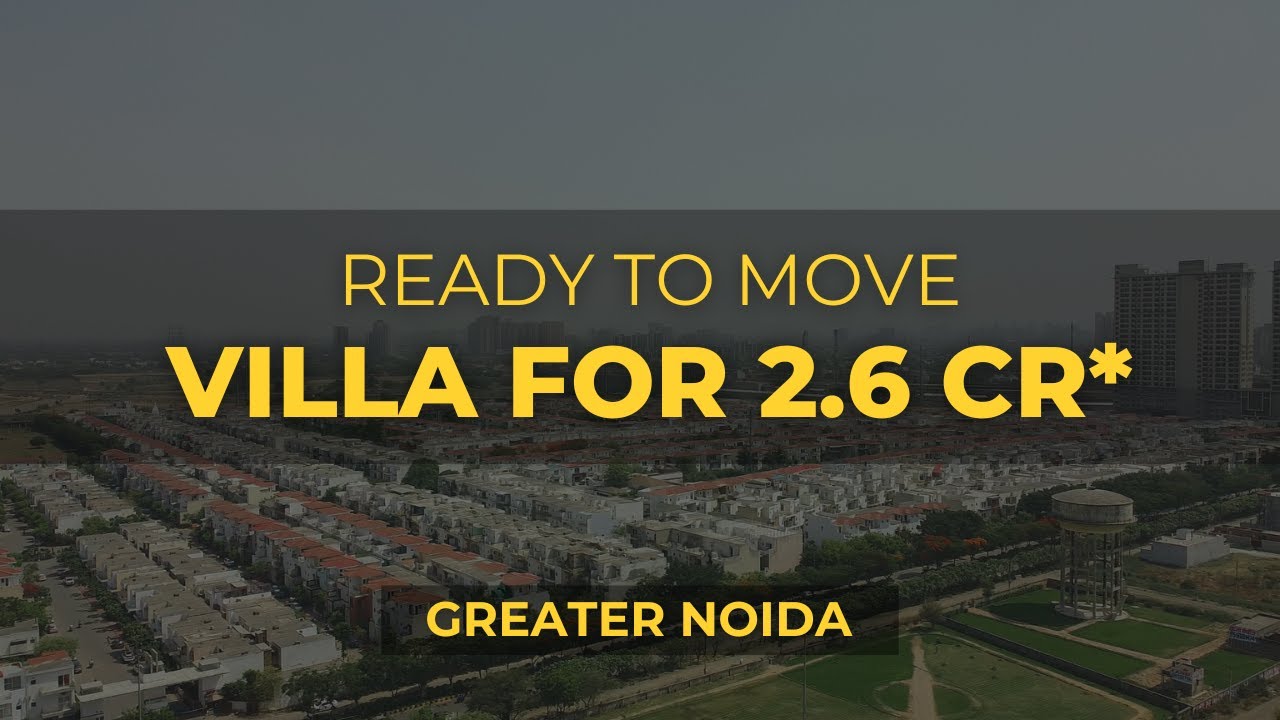 Paramount Golf Foreste | Villas in Greater Noida | ready to move | 3 bhk villa