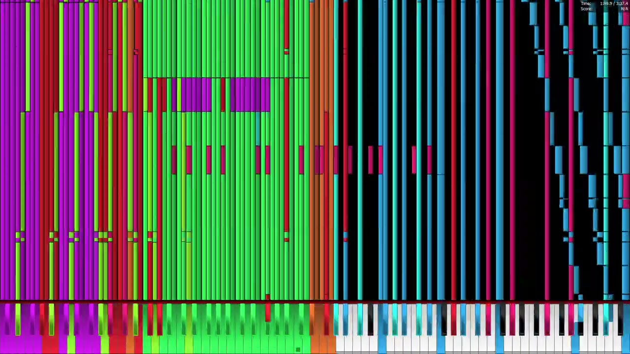 Pentium Extreme Edition 965 plays Bad Apple!! 3.5 Million