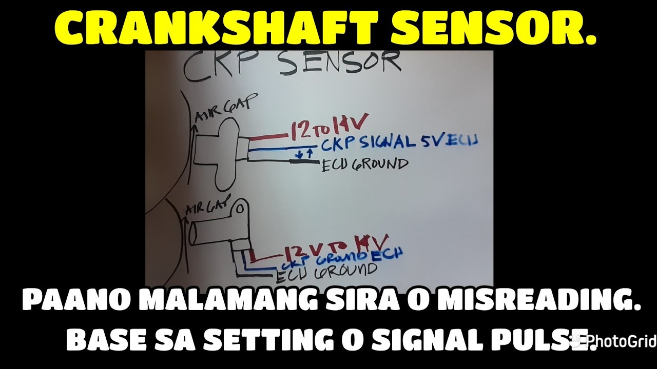 CRANKSHAFT SENSOR PAANO MALAMANG SIRA.