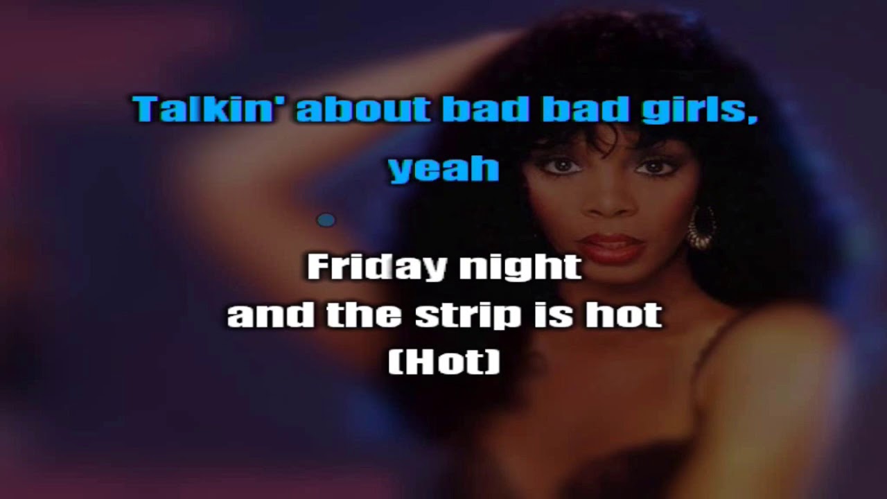 Donna Summer   Bad girls Karaoke