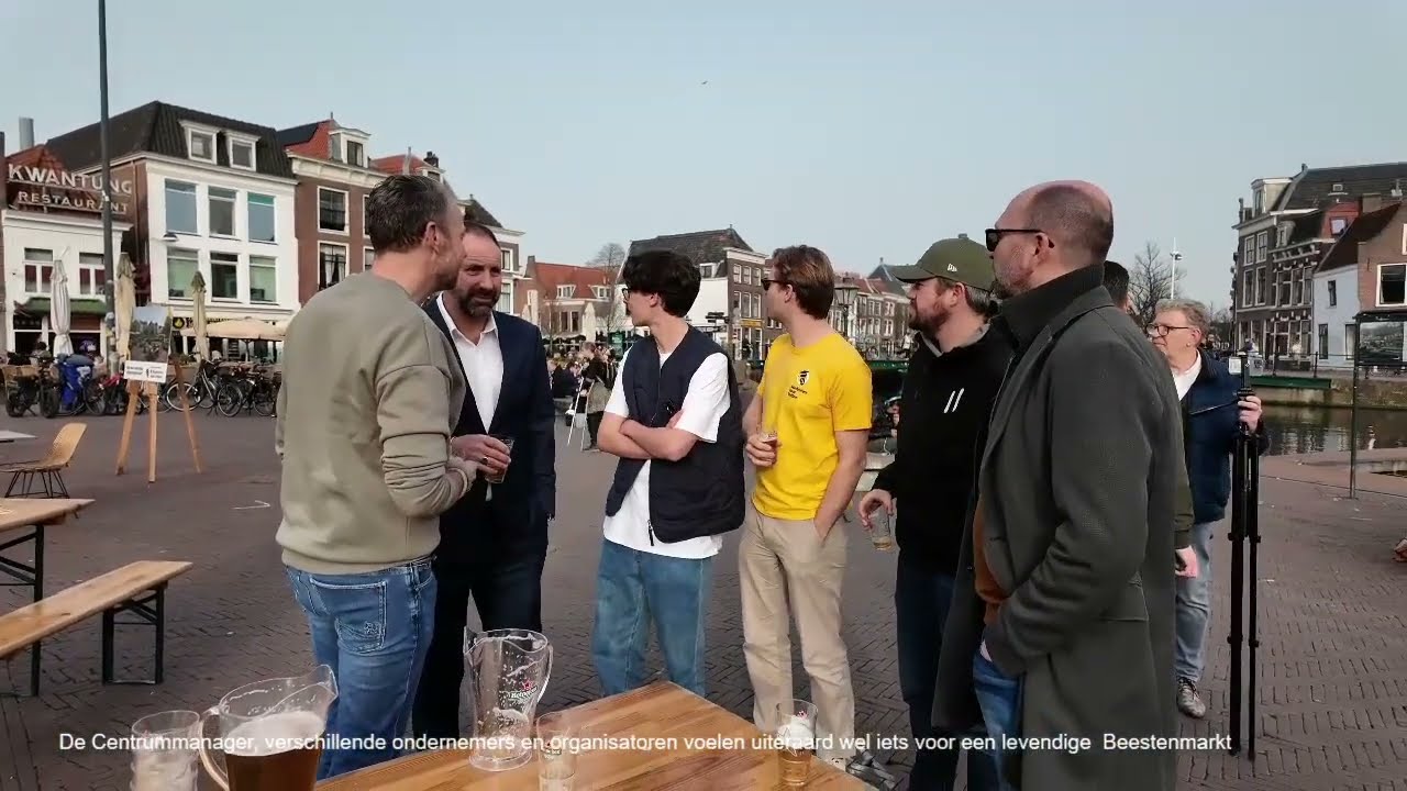 Partij SVL wil Beestenmarkt vergroenen en bruisend uitgaansgebied van maken. www.leidseglibber.nl