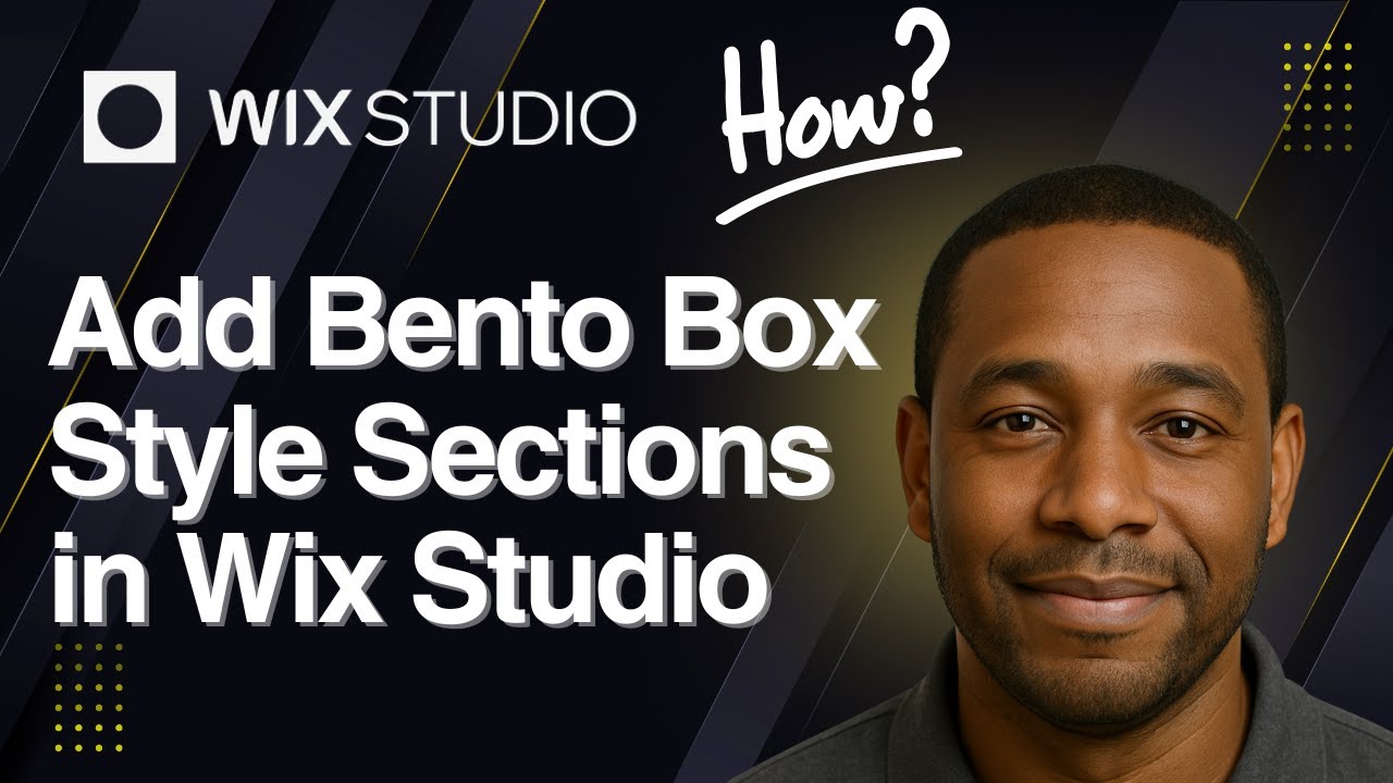 Как добавить разделы в стиле Bento Box в Wix Studio (урок 2025)