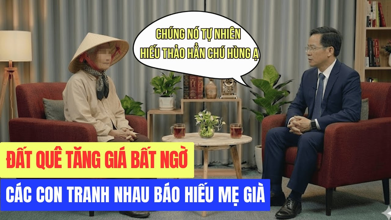 ĐẤT QUÊ TĂNG GIÁ BẤT NGỜ CÁC CON TRANH NHAU BÁO HIẾU MẸ GIÀ