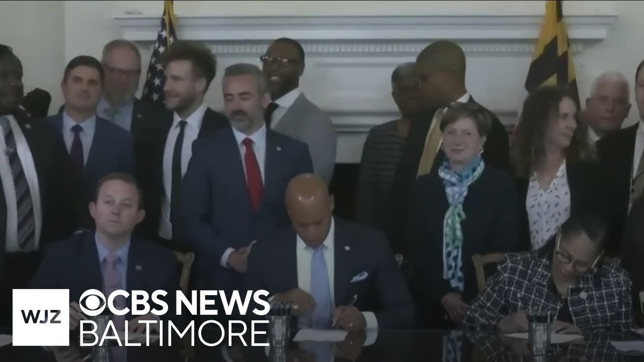 Maryland governor holds final bill signing ceremony of 2026 legislative session