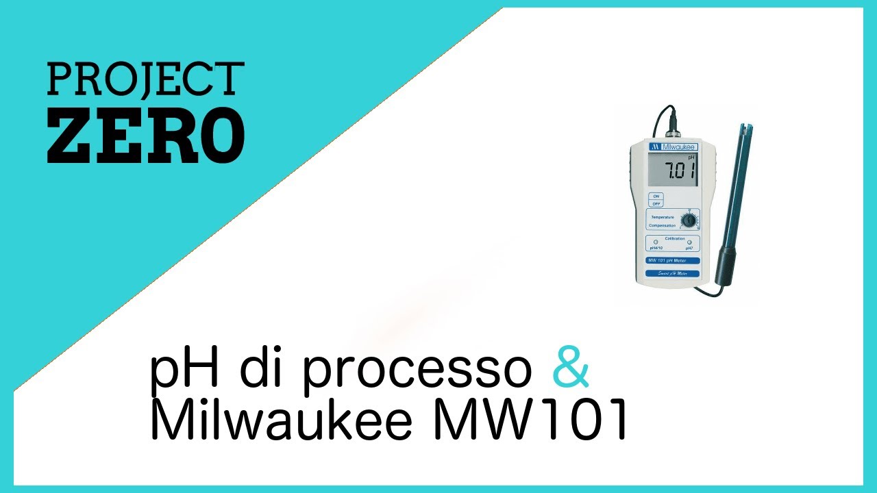 Il pH in Homebrewing & PH metro Milwaukee MW 101 Test