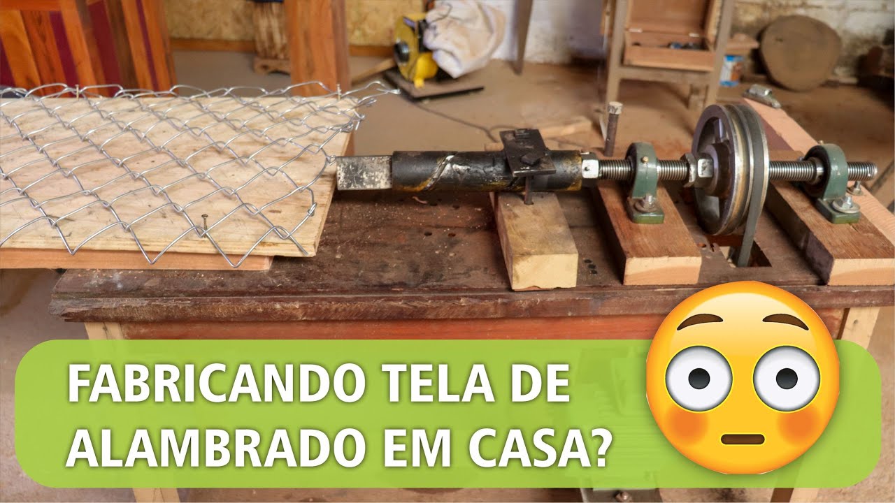 GANHE DINHEIRO COM ESSA MÁQUINA | Como fabricar telas de alambrados usando o cérebro