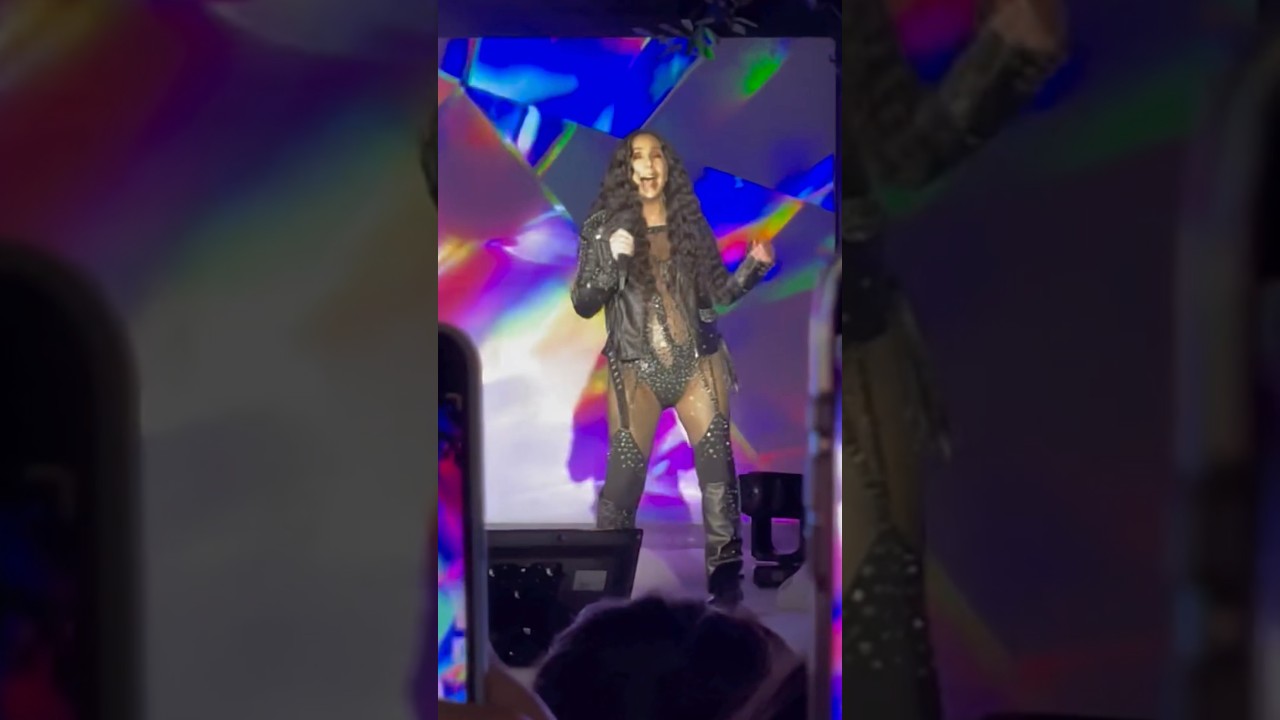 At 79, Cher is still jumping around on stage in high heels. #Cher