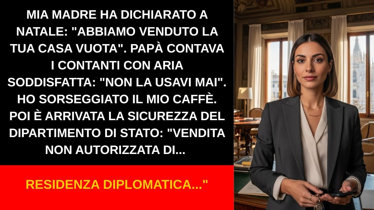 Mia madre dichiarò: Abbiamo venduto la tua casa vuota. A Natale—finché arrivò la sicurezza di St.!