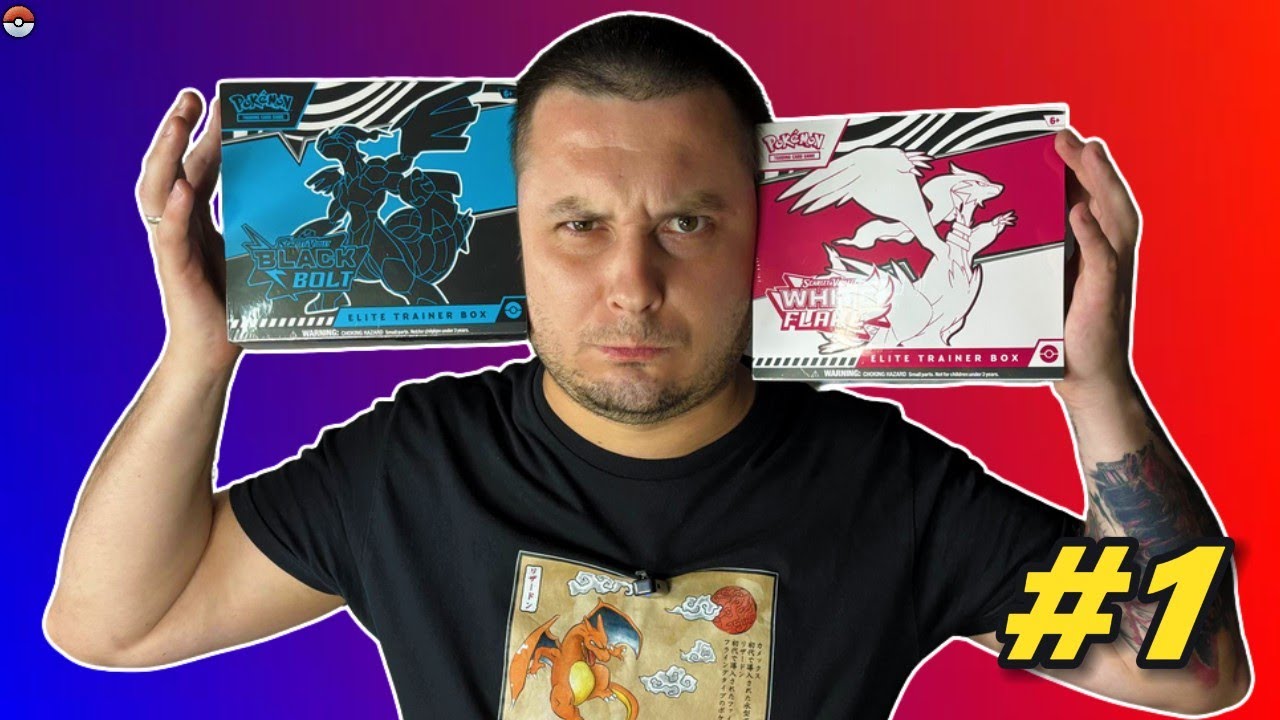 Otwiyram blank nowy i czarny jak wungel ETB Pokémon BLACK BOLT #pokemon