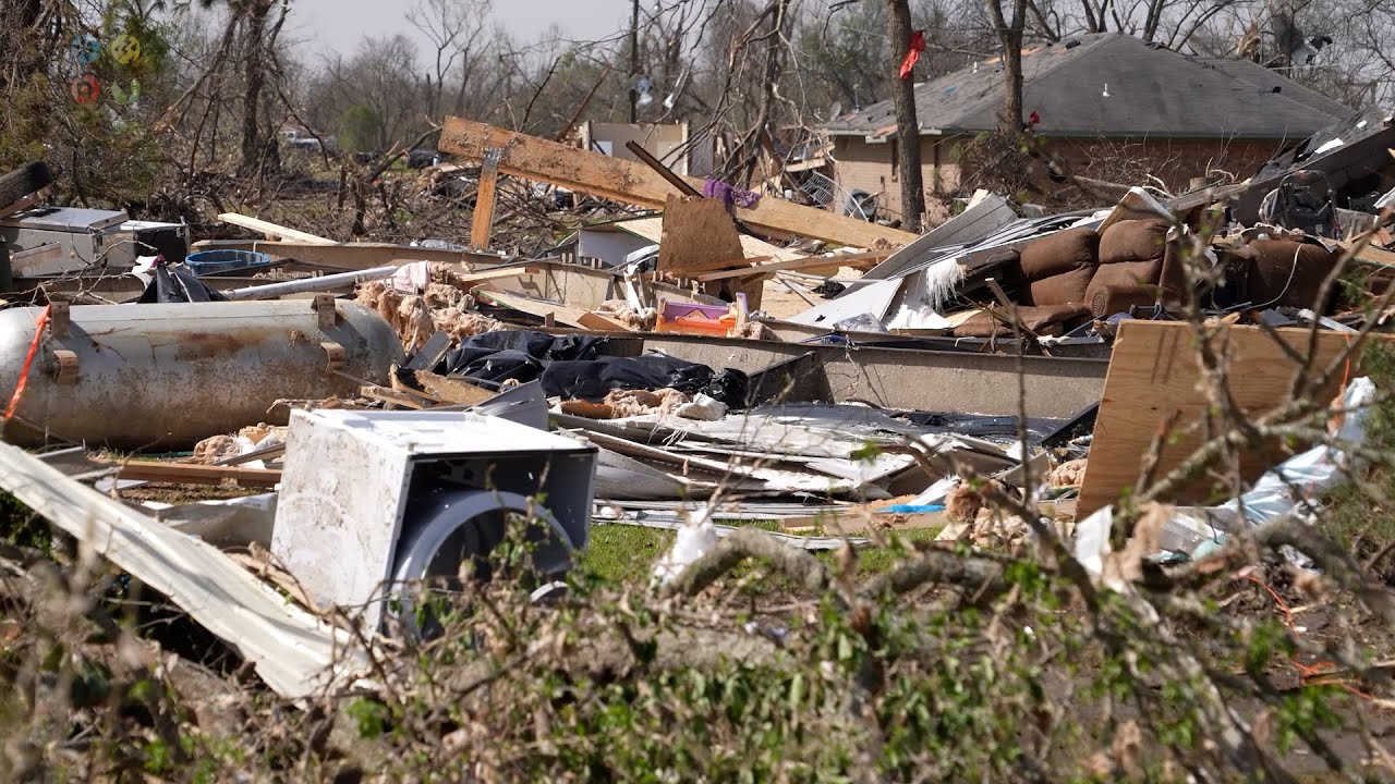 Tornado Damage Survey From The Ground, Silver City, Mississippi