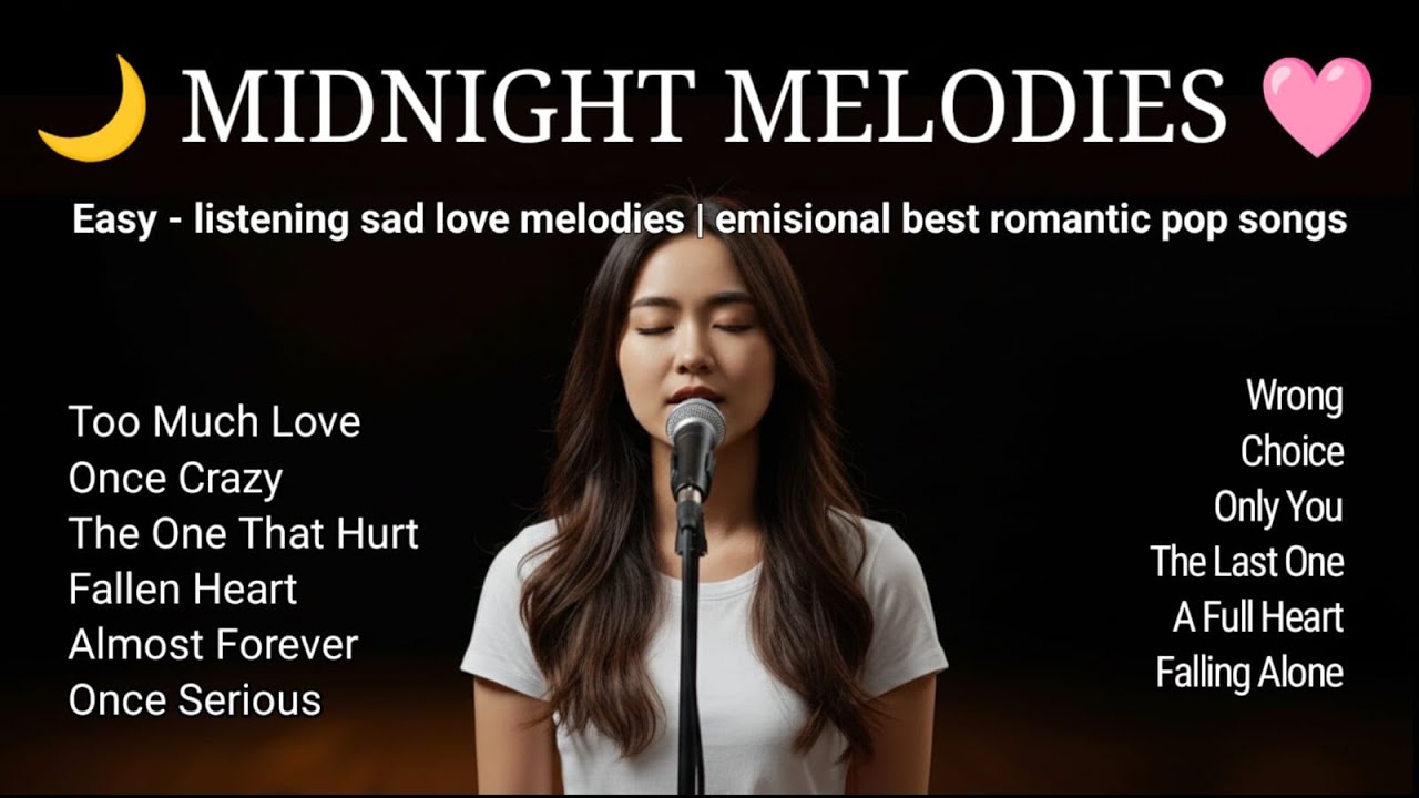 Midnight Melodies 🌙 Heartfelt love songs Pop for a Quiet Night | Romantic
