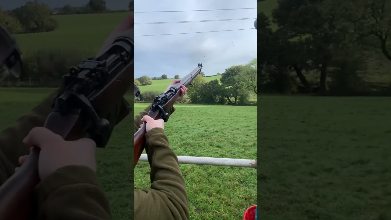 Lee Enfield .303 1943 .410 Shotgun Conversion #gunshorts #clayshooting #shooting #clayshorts