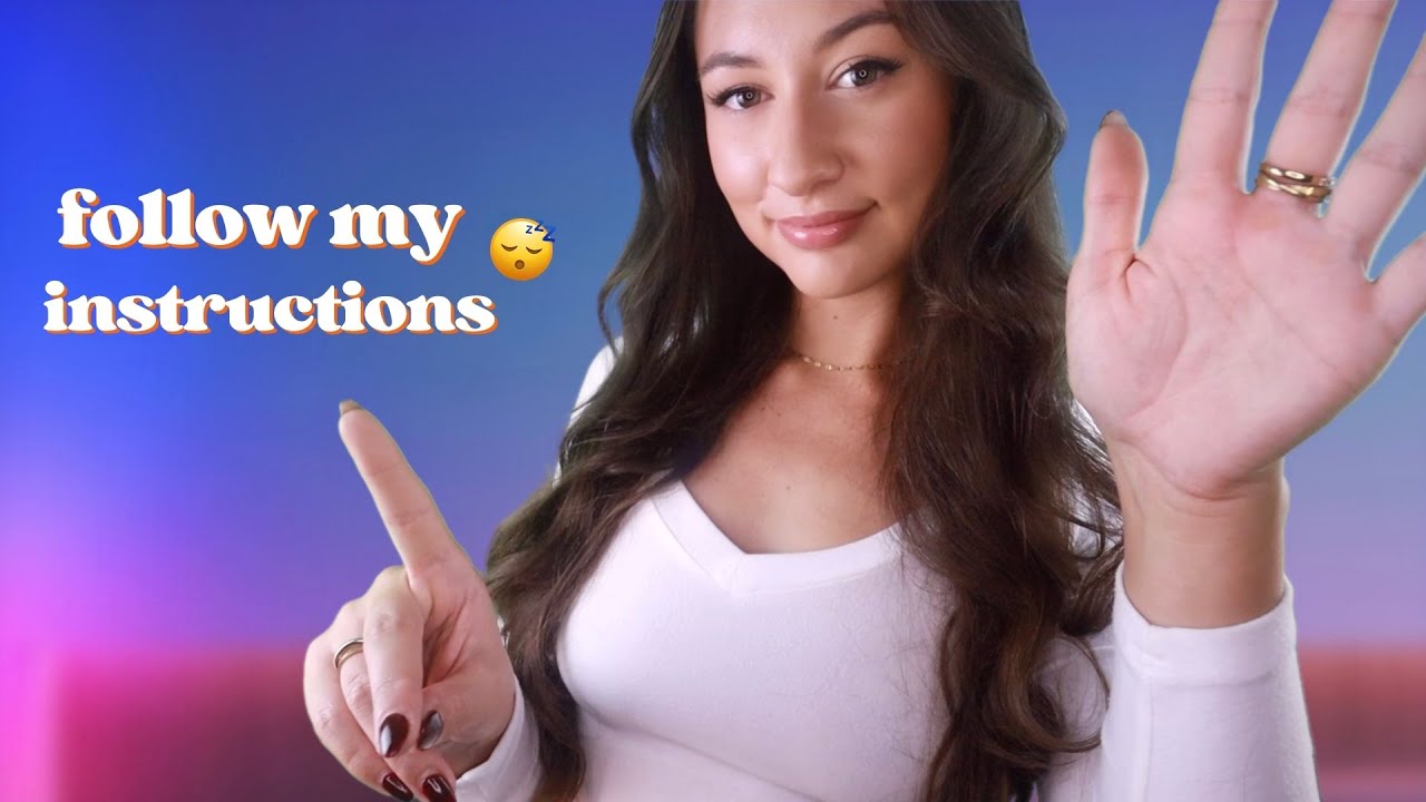 ASMR Follow My Instructions With Your Eyes CLOSED 😴 💤
