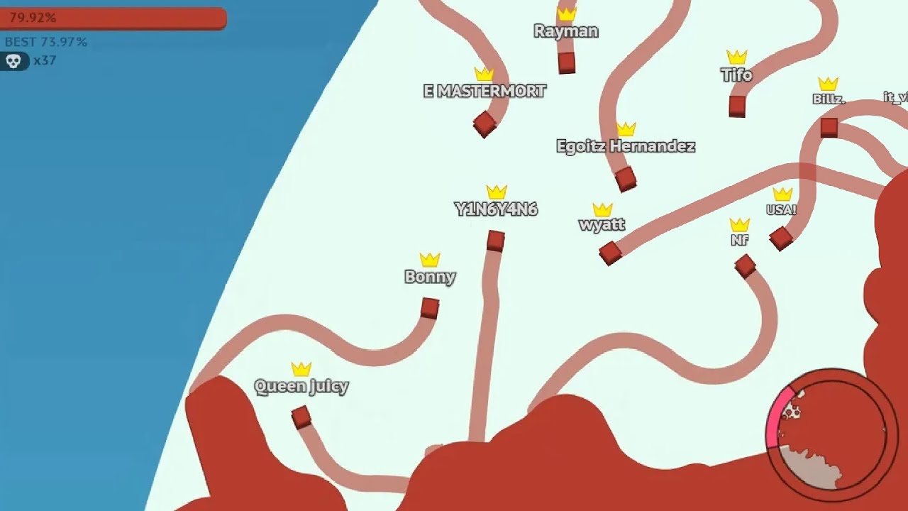 Paper.io 2 Map Control: 100.00% [Teams]