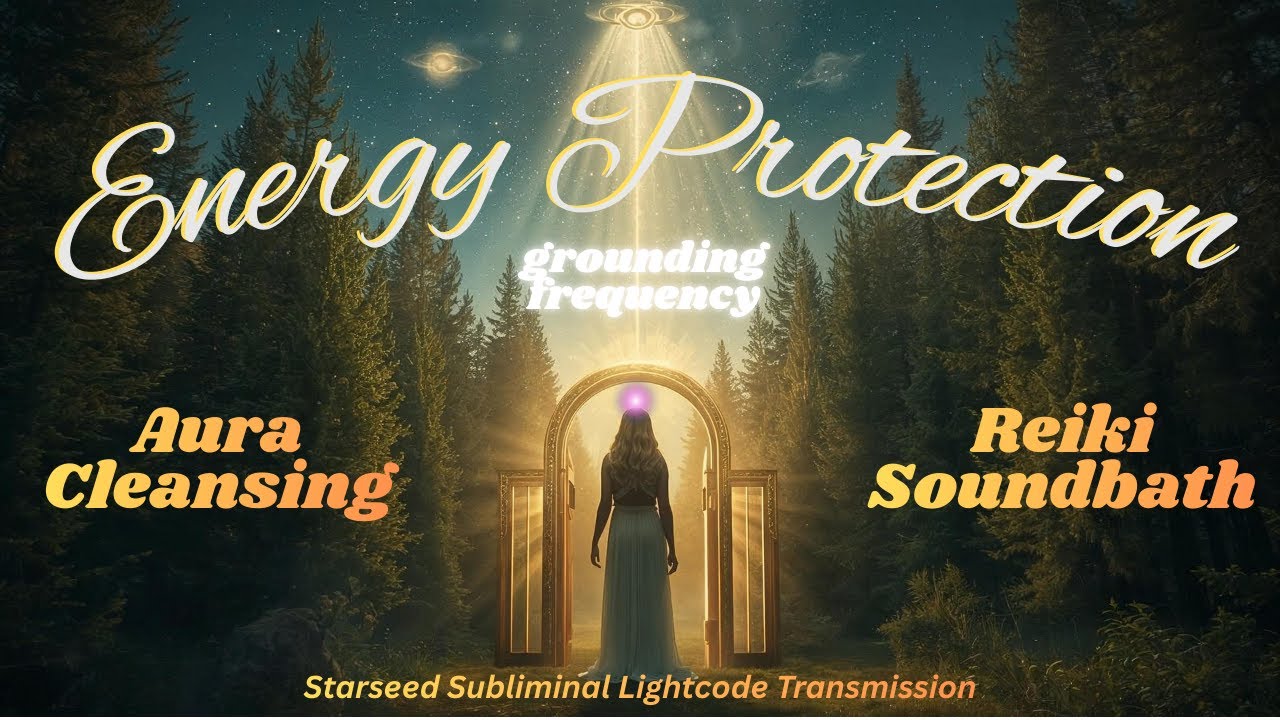 (No Ads) Energy Protection Aura Cleansing & Grounding Starseed Subliminal Lightcode Transmission ✨🛸🌀