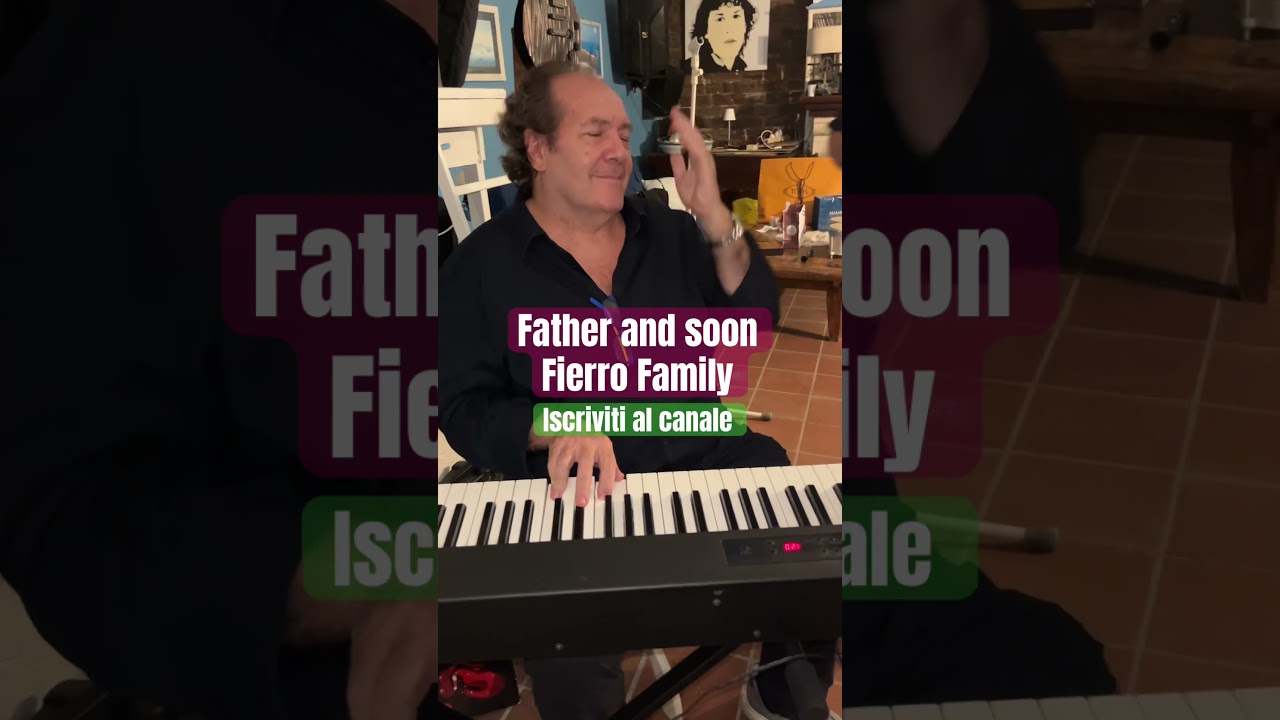 Aurelio Fierro Family - Father and soon #cantantiitaliani