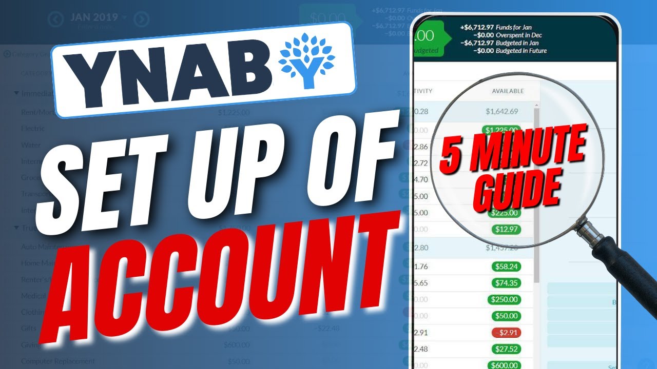 The 5 Minute Guide to Setting Up YNAB on Your Phone!