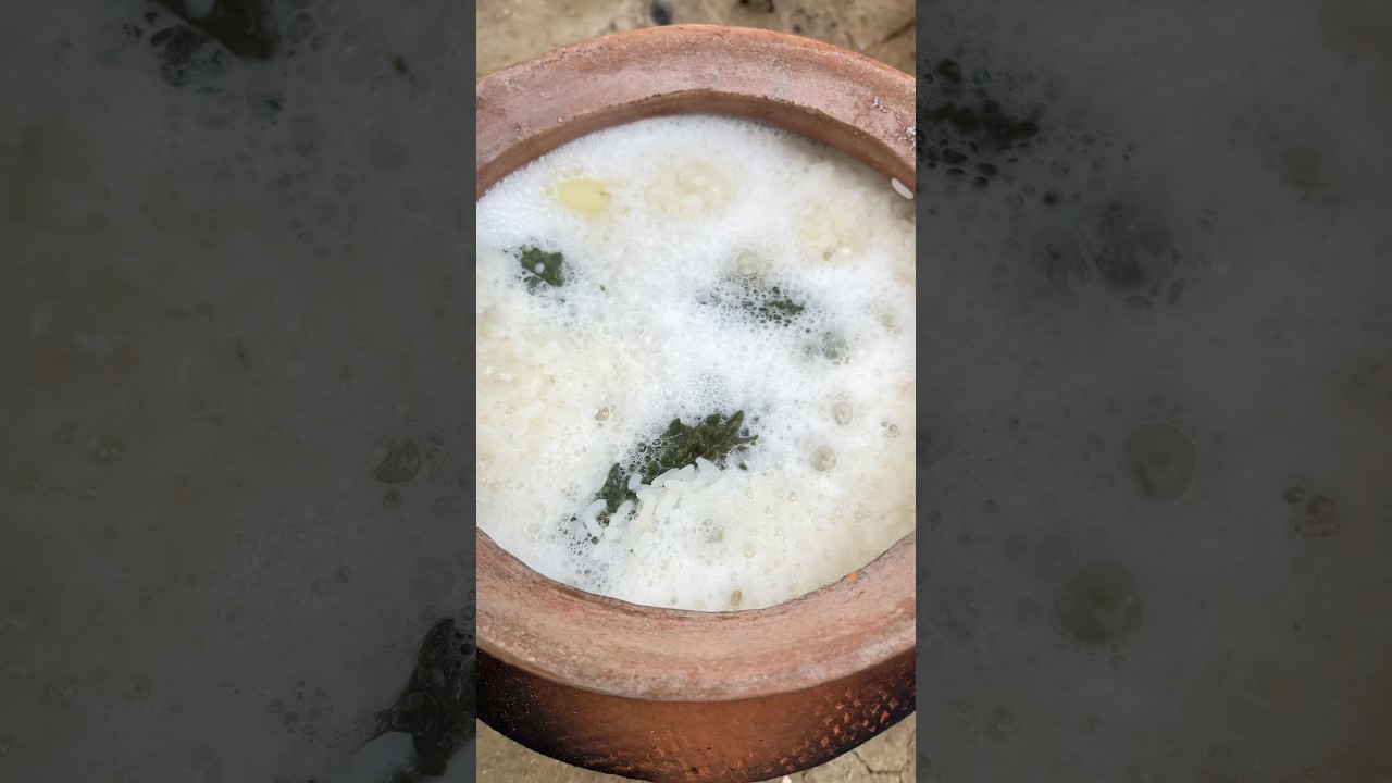 Traditional Bengali Boiled Rice with Bitter Gourd and Potato #potato recipe #cooking  videos